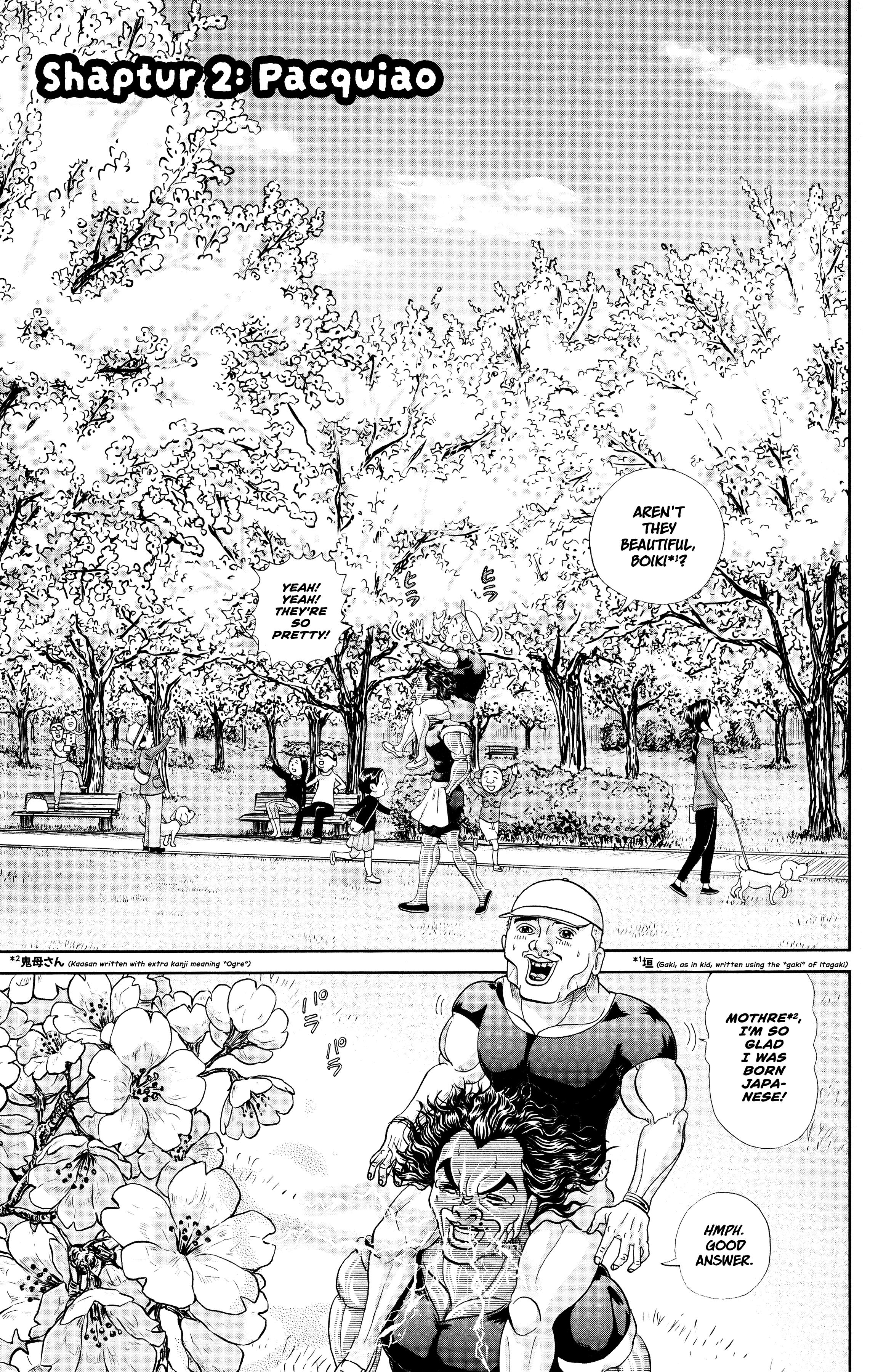 Appare! Urayasu Tekkin Kazoku Vol.1 Chapter 2: Pacquiao - Picture 2