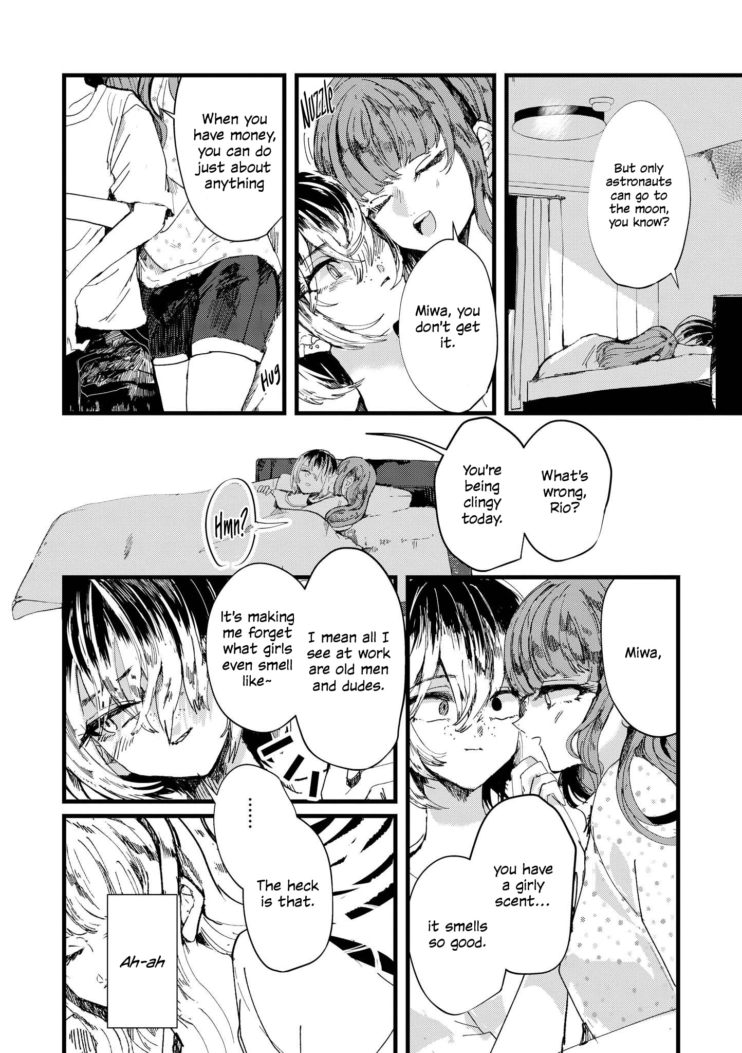 Love And Hate And Love (Unrequited Love Yuri Anthology) Chapter 4: Tsutsui - The Moon's Reflection On The Muddy Water - Picture 2