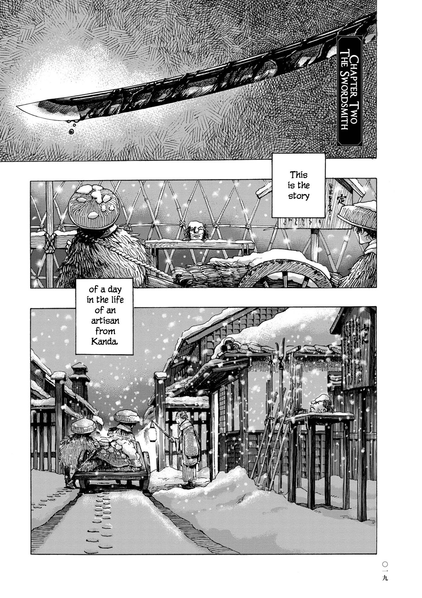 Kanda Gokura-Chou Shokunin-Banashi Vol.1 Chapter 2: The Swordsmith - Picture 1