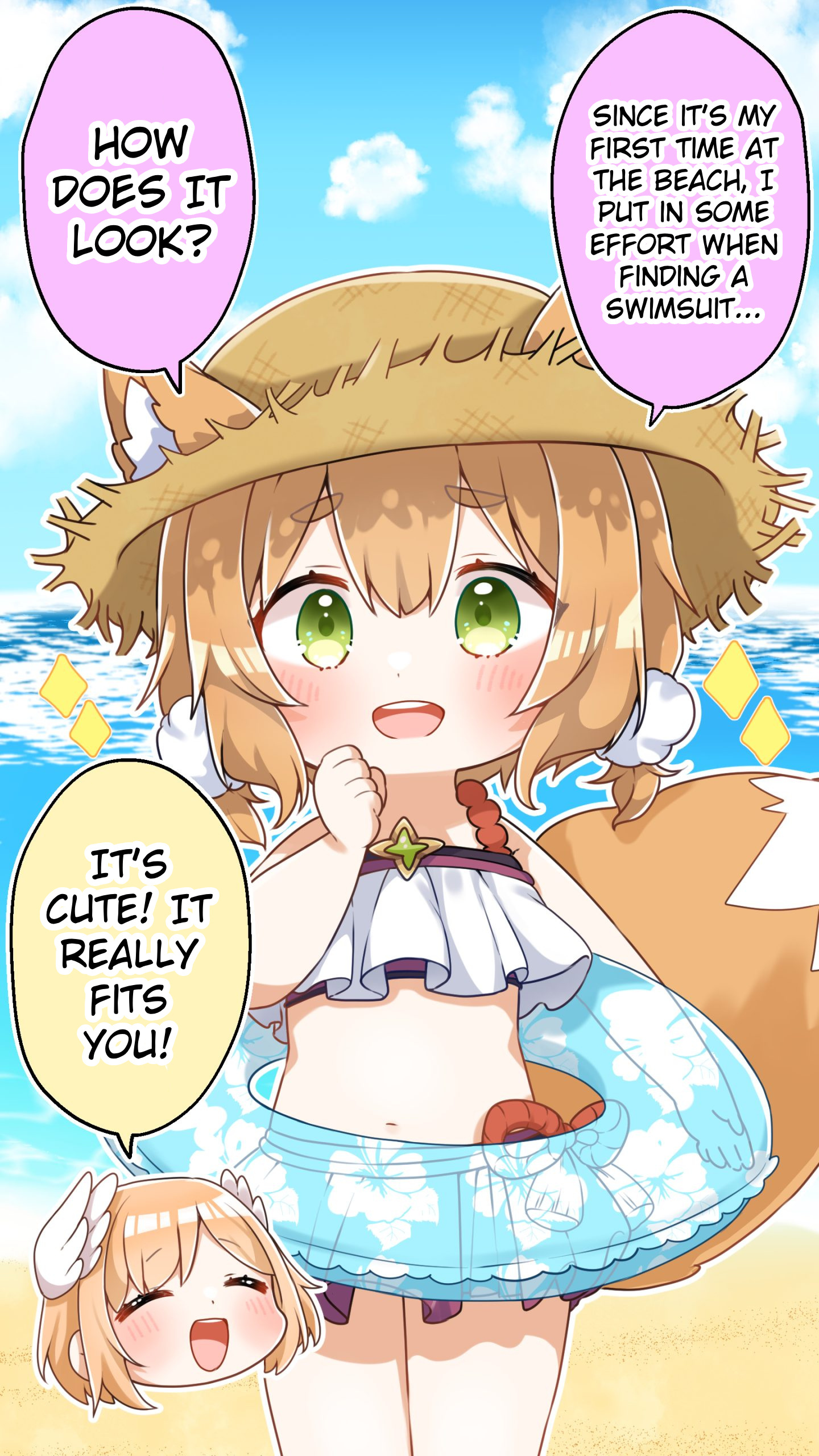 Laid Back Arcanadea Vol.1 Chapter 19: Episode 19: You Waited Long Didn't You! The Long Awaited Swimsuit Chapter Is Here! - Picture 1
