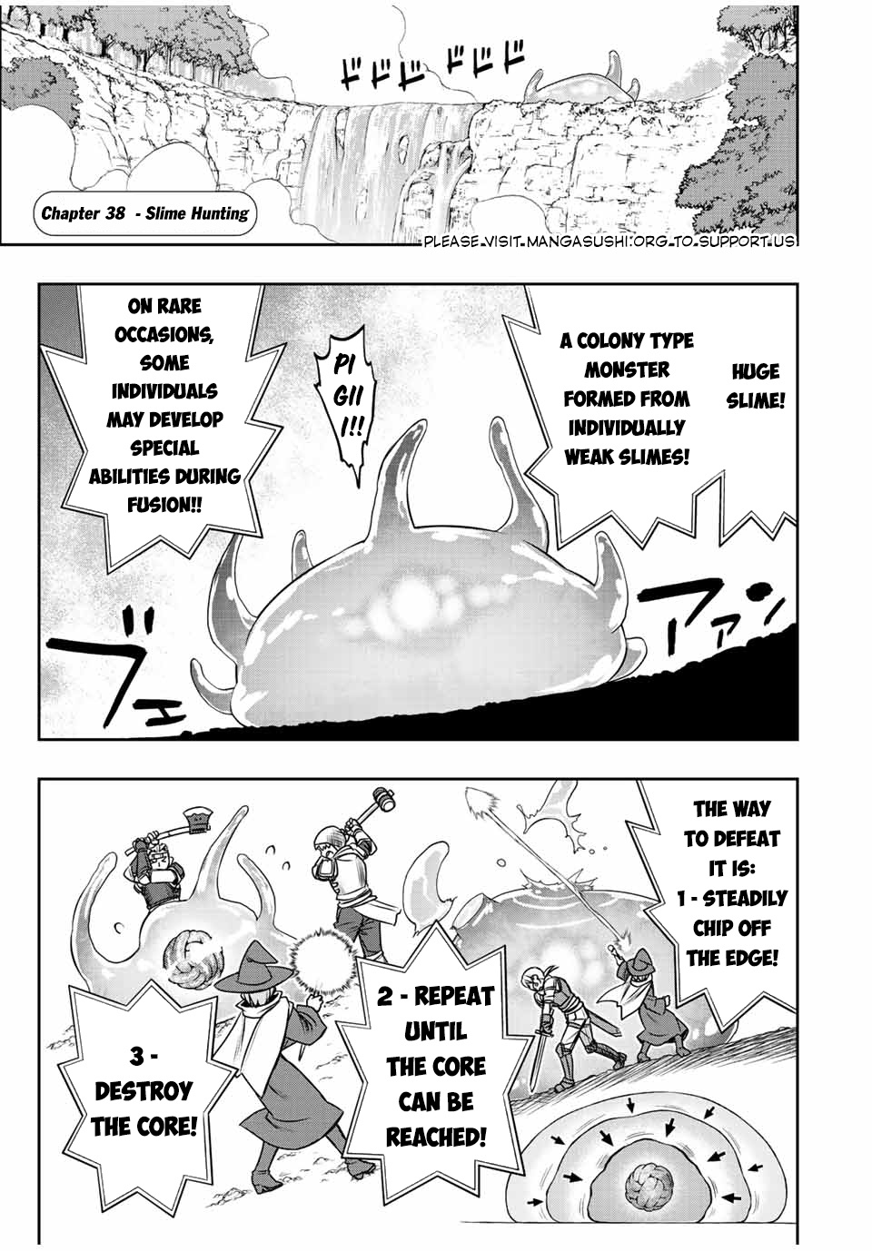 The Useless Skill [Auto Mode] Has Been Awakened ~Huh, Guild's Scout, Didn't You Say I Wasn't Needed Anymore?~ Chapter 38: Slime Hunting - Picture 2