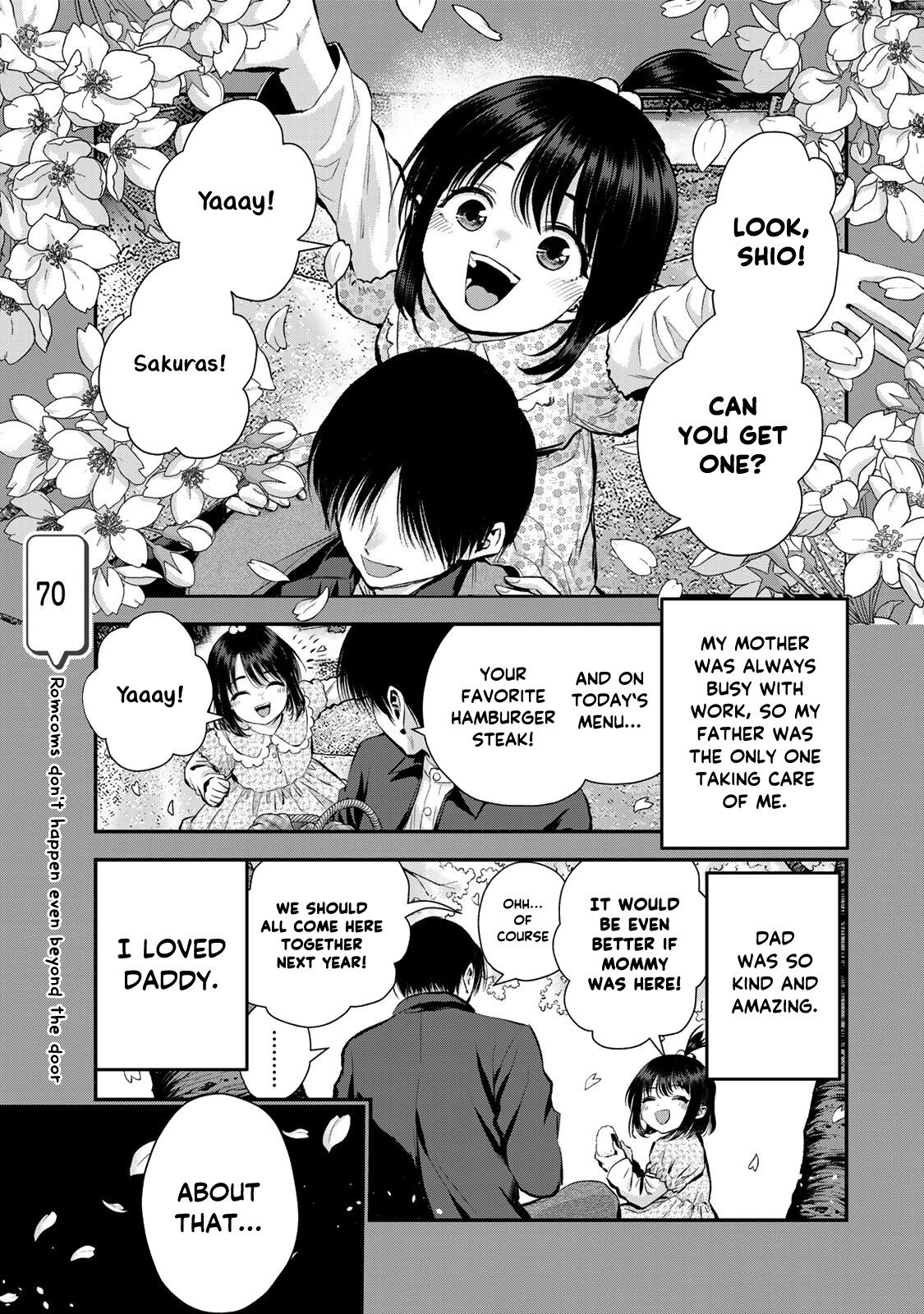 No More Love With The Girls Vol.8 Chapter 70: Romcoms Don't Happen Even Beyond The Door - Picture 1