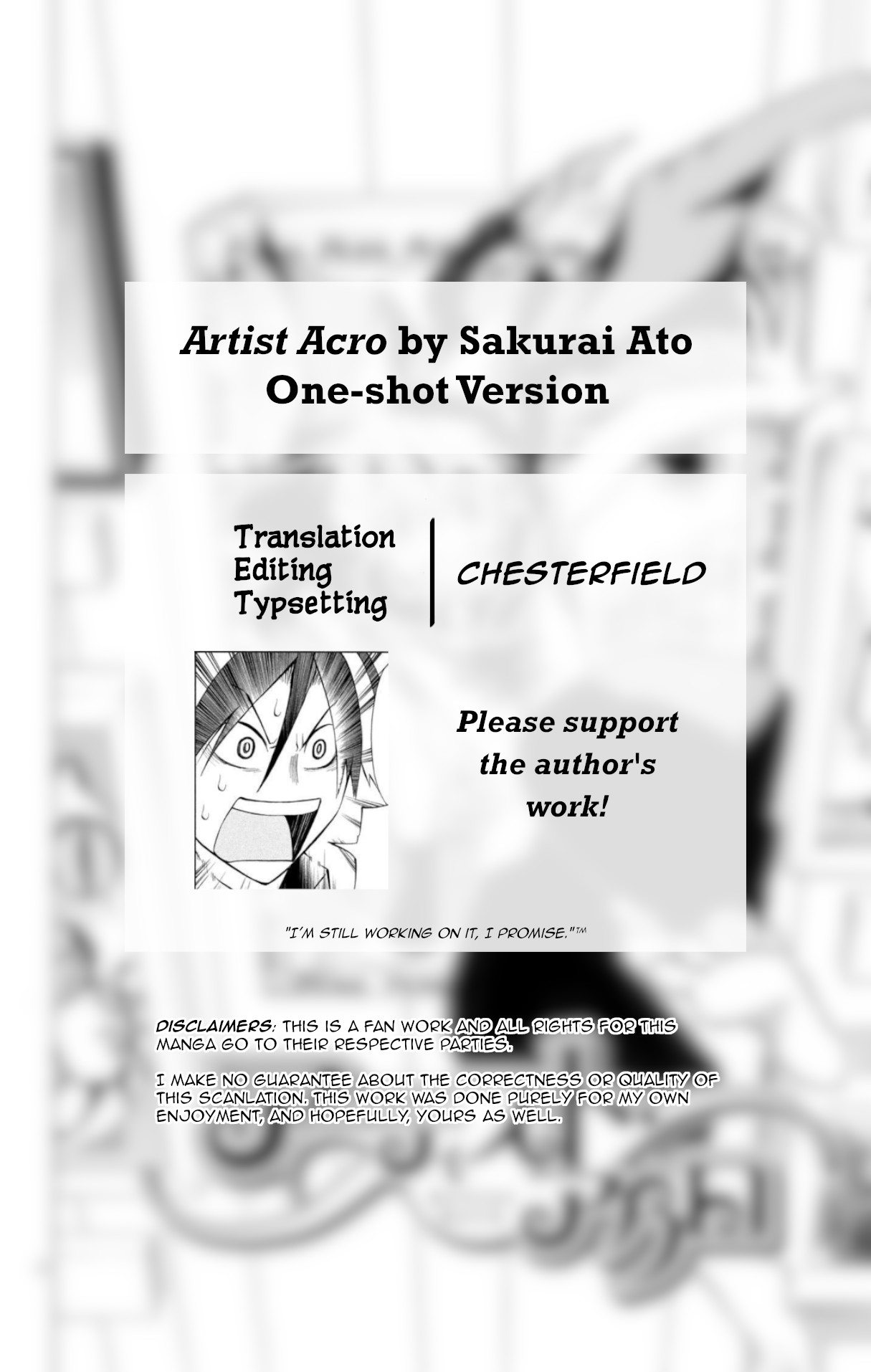 Artist Acro Vol.8 Chapter 72.5: Artist Acro: One-Shot Version - Picture 3