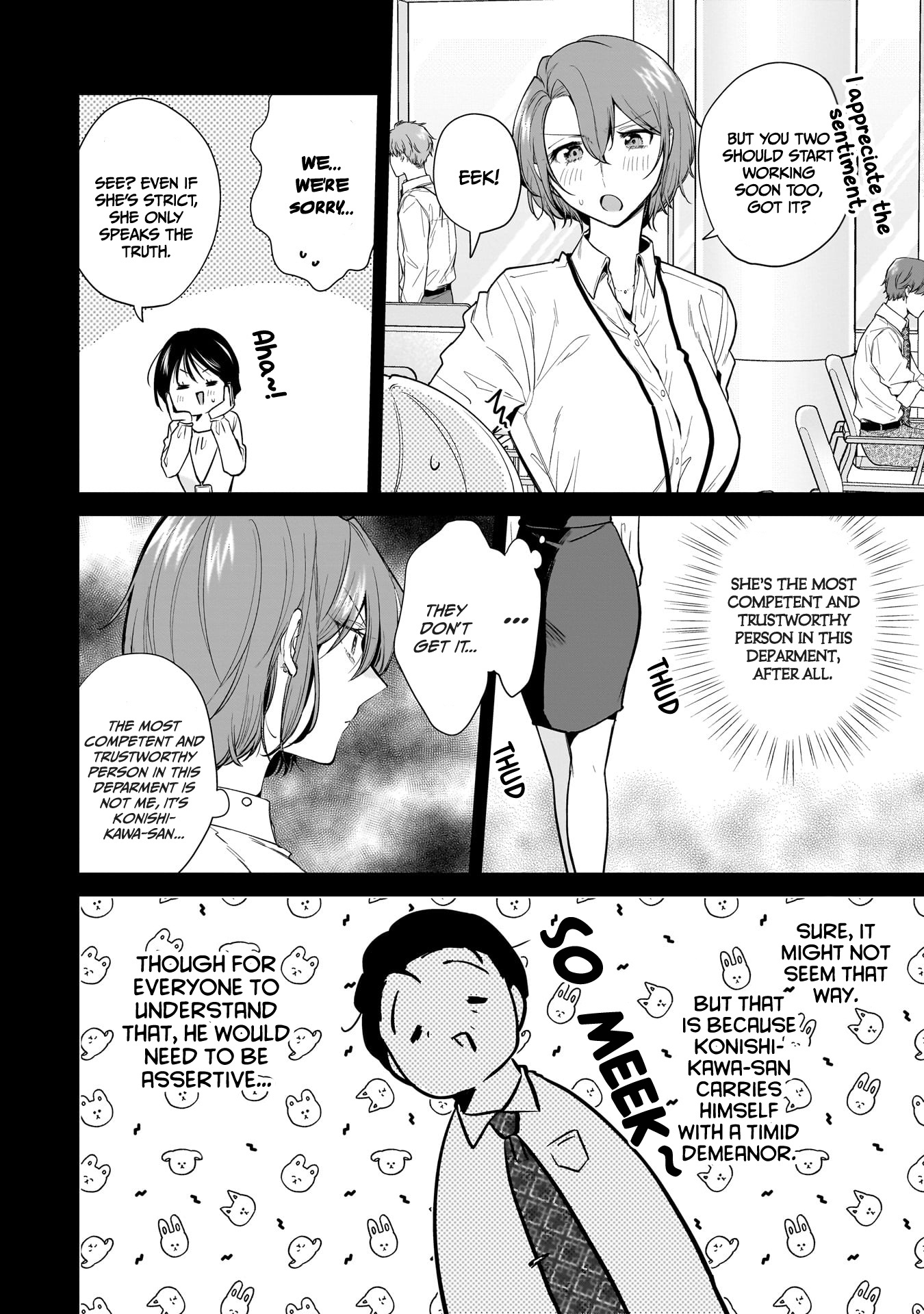 Misato-San Is A Bit Cold Towards Her Boss Who Pampers - Page 4