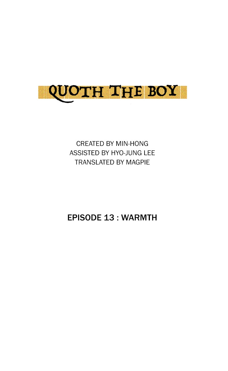 Quoth The Boy Vol.1 Chapter 13: Warmth - Picture 3