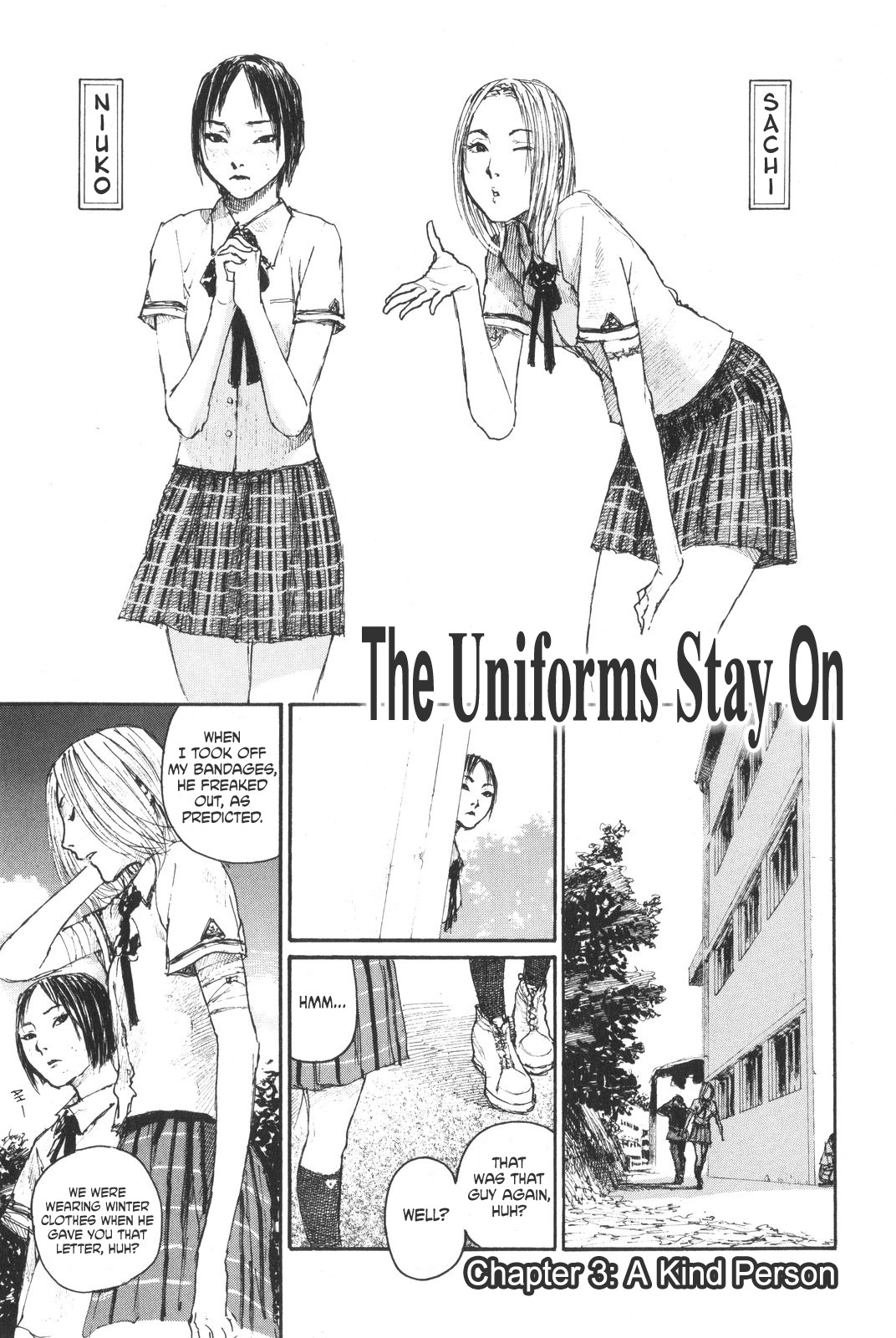 Sister Generator ~Hiroaki Samura Short Stories~ Vol.1 Chapter 4: The Uniforms Stay On Chapter 3: A Kind Person - Picture 1