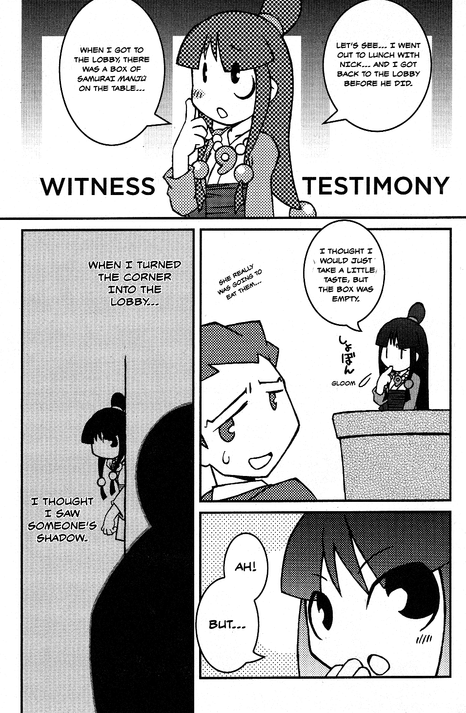 Phoenix Wright: Ace Attorney - Official Casebook Vol.1 Chapter 18: The Mystery Of The Missing Manjû - By Tsukapon - Picture 3