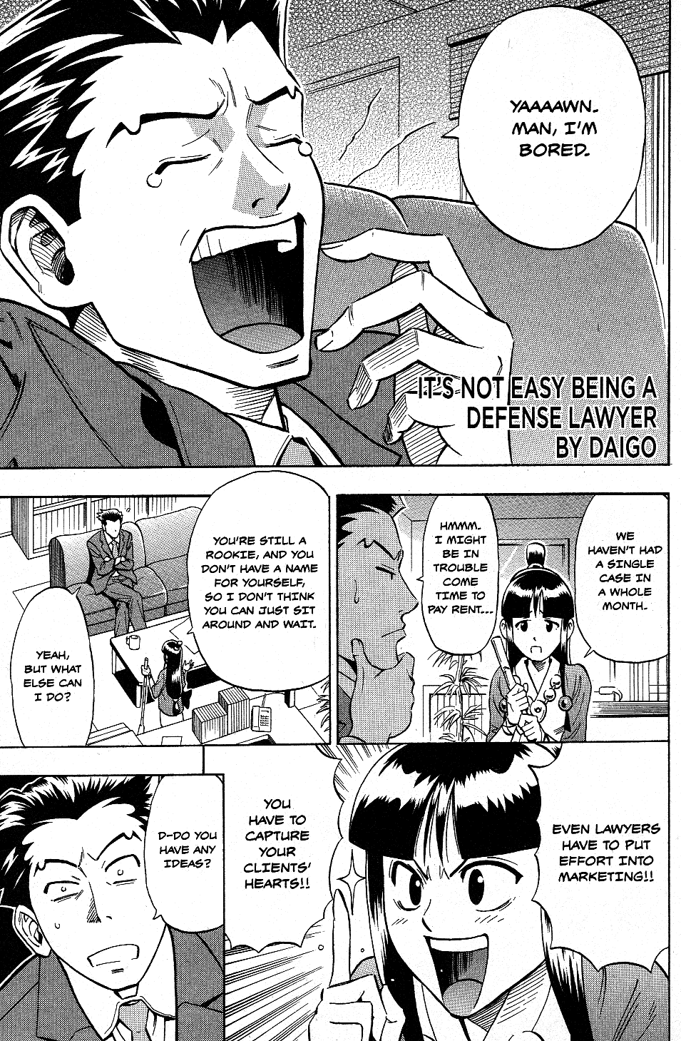 Phoenix Wright: Ace Attorney - Official Casebook Vol.1 Chapter 11: It’S Not Easy Being A Defence Lawyer - By Daigo - Picture 1