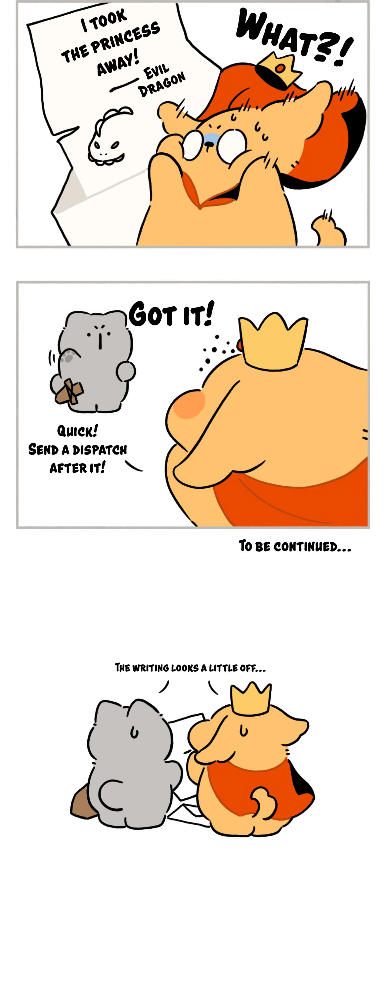 Chubby Cats And Dogs Chapter 4: The Princess And The Evil Dragon (Part 1) - Picture 2